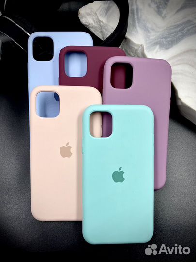 Силиконовые чехлы для iPhone 11