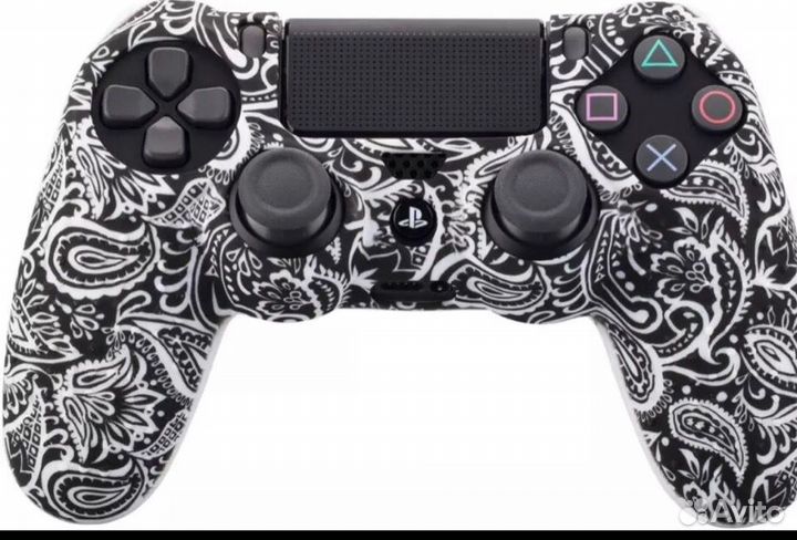 Чехол для геймпада силиконовый Dualshock 4 Камуфля