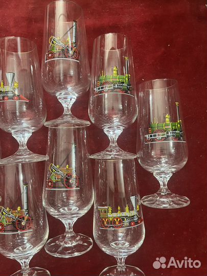 Бокал Чехия Паровозы