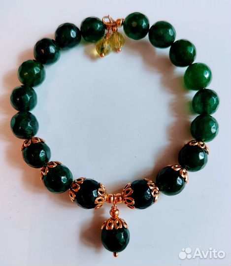 Браслет из хризопраза