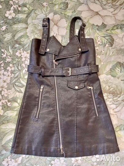 Кожаный сарафан