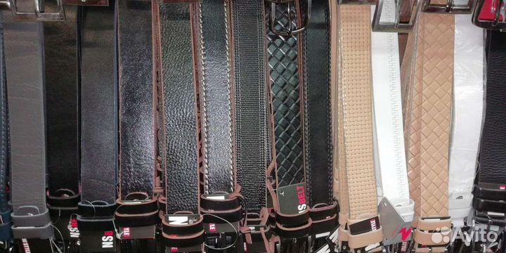 Ремни кожаные натуральные