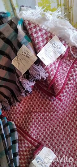 Накидка на кресло винтаж, шарфы СССР