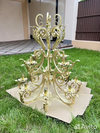 Люстра кованная