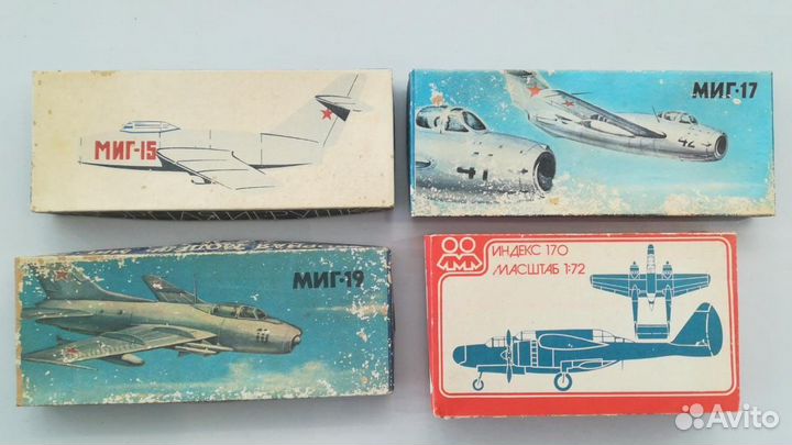 Советские сборные модели 70-е - 90-е годы выпуска