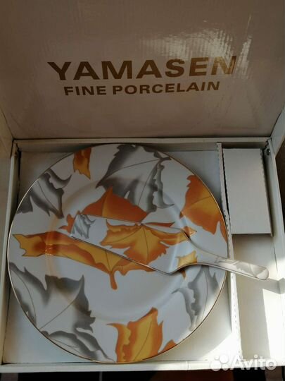 Блюдо для торта с лопаткой