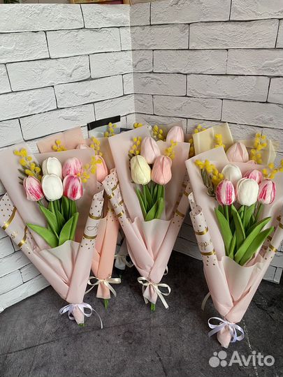 Мыльные тюльпаны