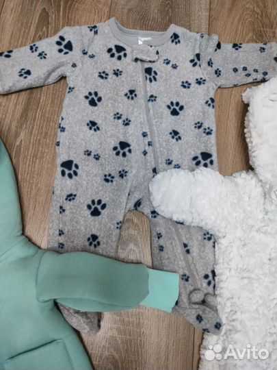 Комбинезон из футера с начесом 56