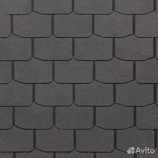 Гибкая черепица Деке Standart Крона Серый