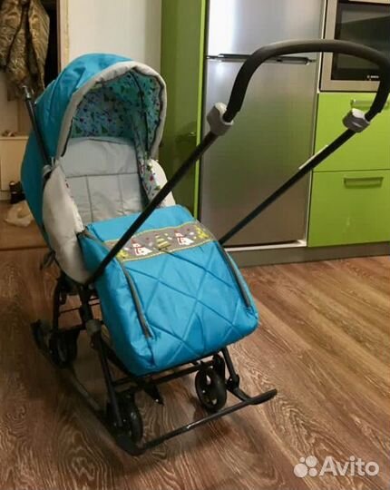 Санки-коляска Nika - Наши Детки 3