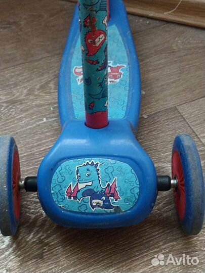 Самокат детский трехколесный бу