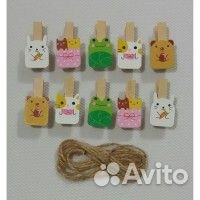 Набор мини прищепок для декорирования