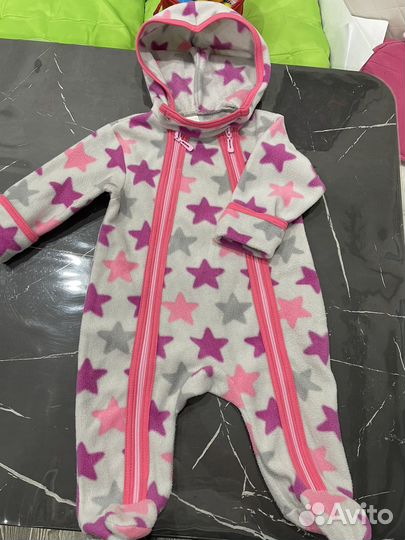 Флисовый комбинезондля девочки