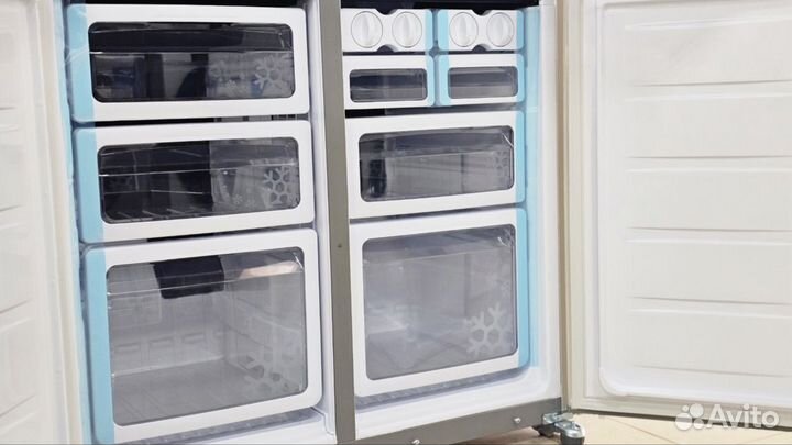 Холодильник многодверный Sharp sjex98FBE бежевый