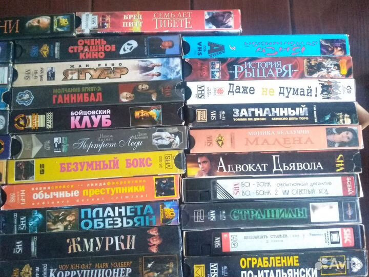 Видео кассеты VHS с фильмами