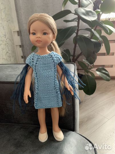 Платье для куклы Paola Reina, рост 32-34 см. На за