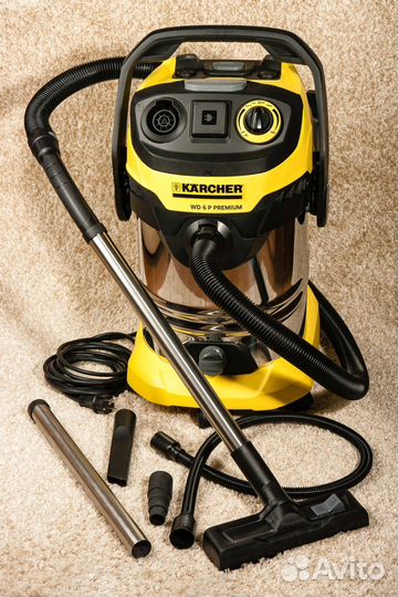 Аренда Строительного пылесоса Kercher WD 6