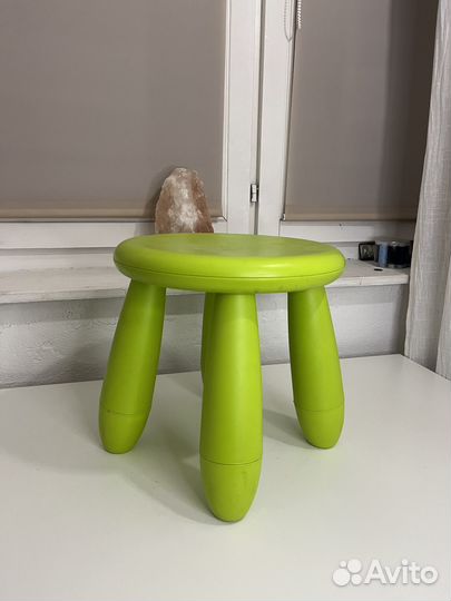 Табурет детский IKEA маммут зеленый