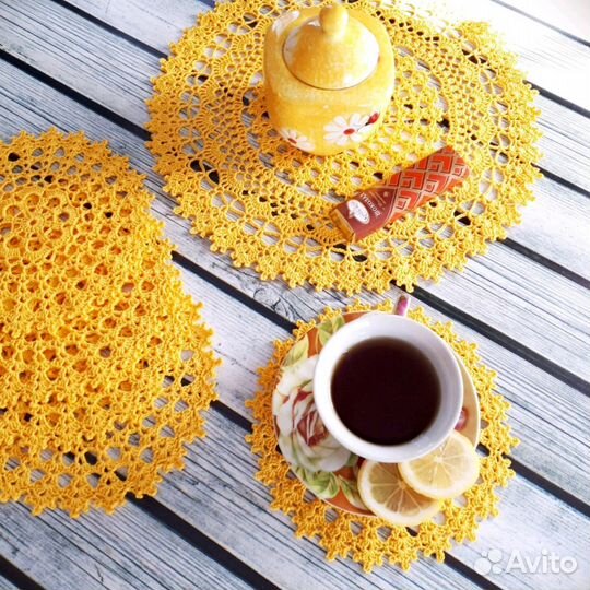 Салфетки ажурные