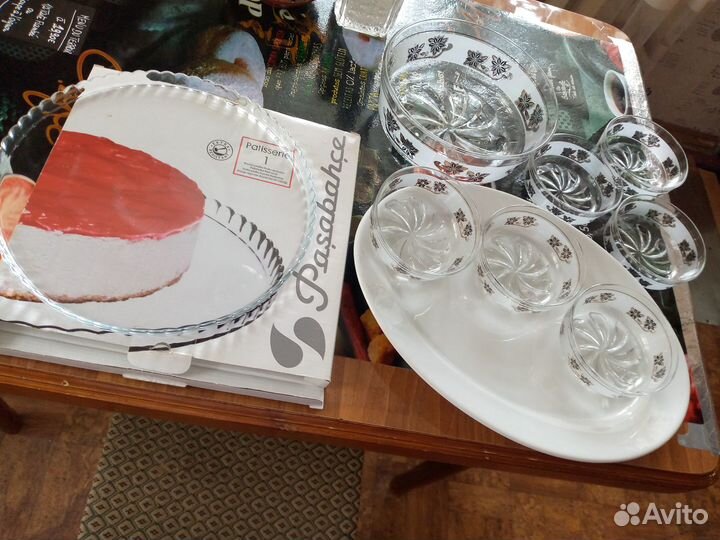 Салатница стекло,набор посуды,стаканы