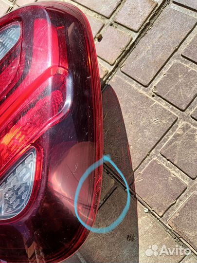 Фонарь задний правый renault duster 1 (рестайлинг)