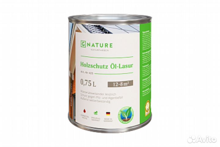 Масло-лазурь для дерева 425 G-nature 2,5л