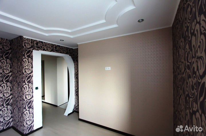 Шпаклевка, поклейка обоев, покраска