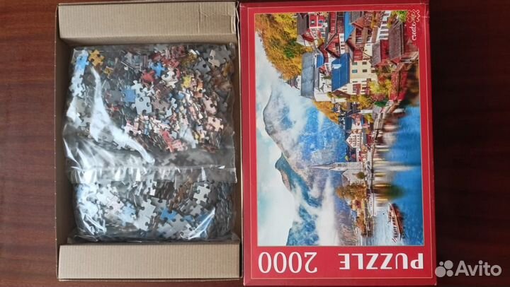 Пазлы 2000 деталей новый в упаковке