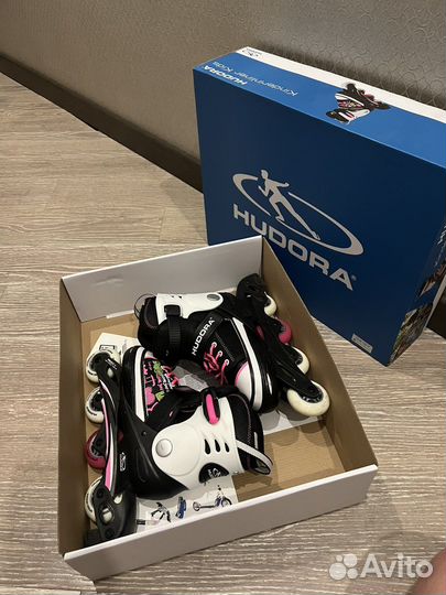 Роликовые коньки детские раздвижные