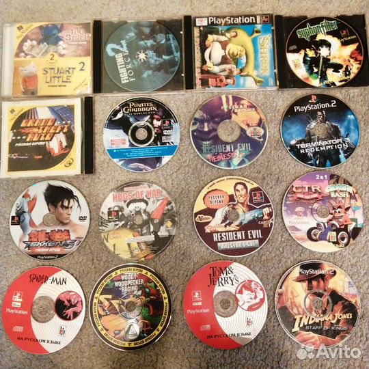 Диски для ps2 бу