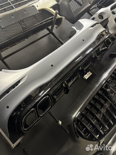 Mercedes benz w223 обвес 6.3 amg night packet