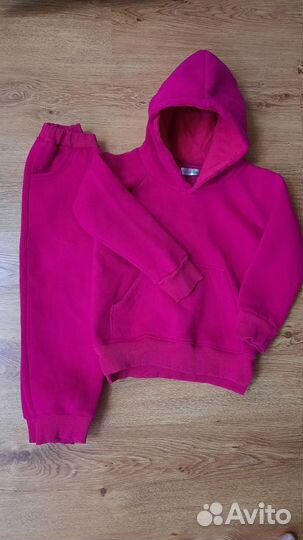 Спортивный костюм на флисе для девочки р.110