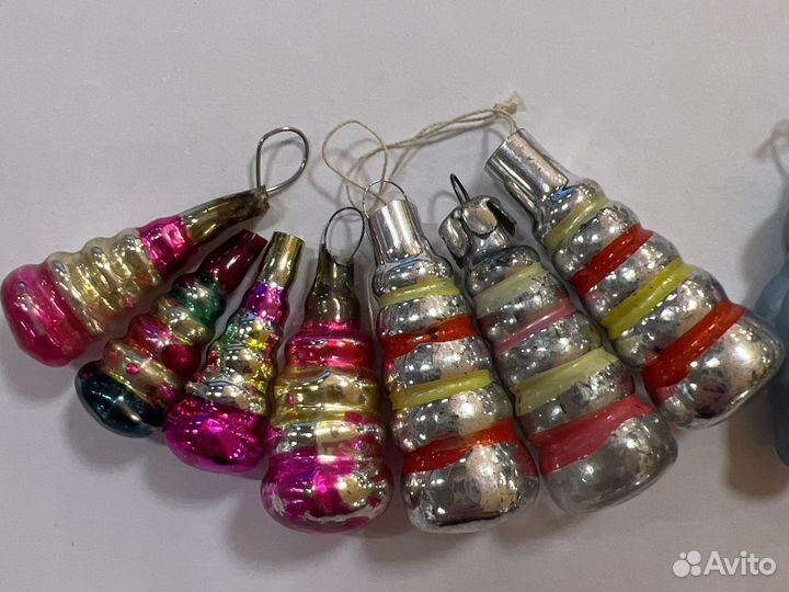 Елочные игрушки СССР мини, малютка