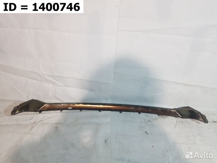 Молдинг решетки радиатора хром Hyundai Santa Fe