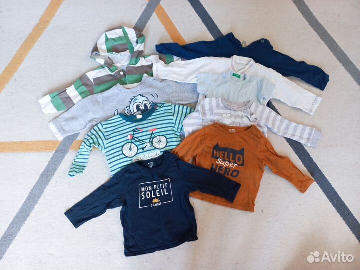 Одежда на мальчика пакетом от рождения до года