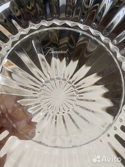 Тарелка хрусталь baccarat mille nuits