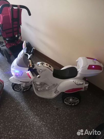 Детский электромобиль мотоцикл