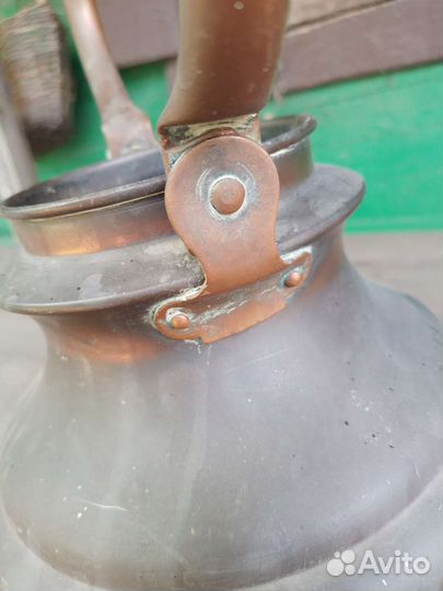 Чайник медный старинный