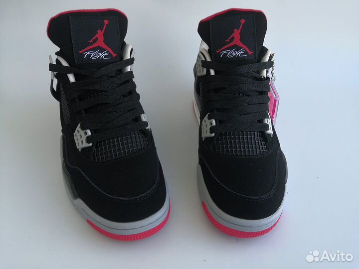 Кроссовки Nike Air Jordan 4 Retro Black / Черный