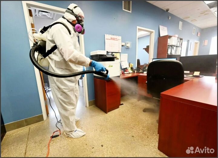 Обработка от тараканов, клопов, блох, муравьев