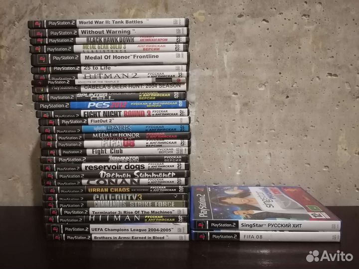 Диски для sony playstation 2 30 штук