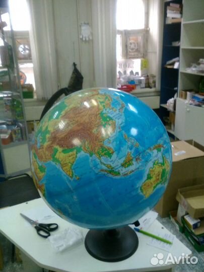 Глобус физический
