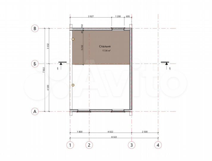 Дом 76 м² на участке 5 сот.