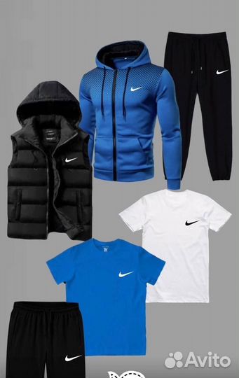 Мужской спортивный костюм 6в1 Nike