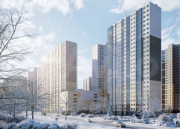 1-к. квартира, 30,2 м², 22/25 эт.