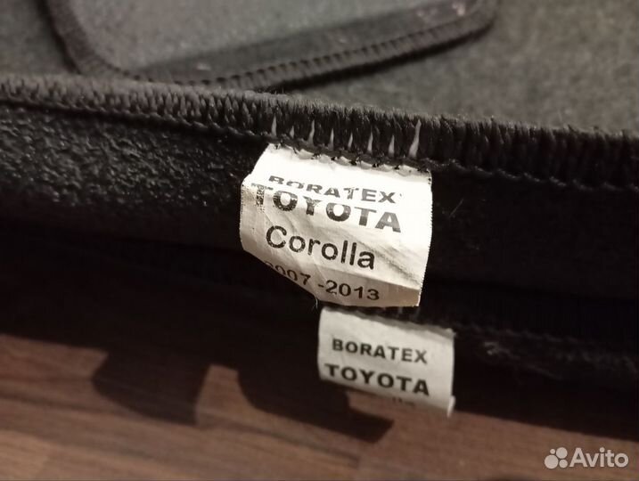 Салонные коврики Toyota Corolla A140/150