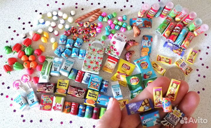 Миниатюрные продукты, напитки, mini food, заказ