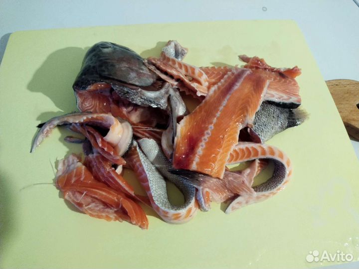 Ломтики лосося