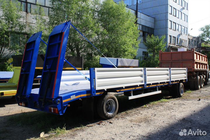 Прицеп бортовой Авиком 88712-04 с поворотным кругом, 2023