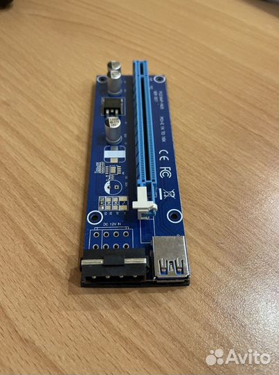 Райзер (рейзер) pci-e Molex Б/у